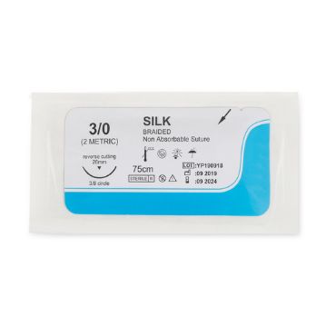 3 0 silk suture
