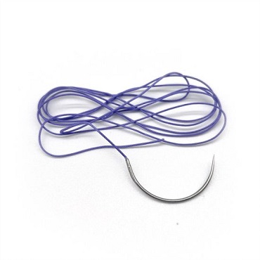 Polyglycolic Acid Sutures with Needles